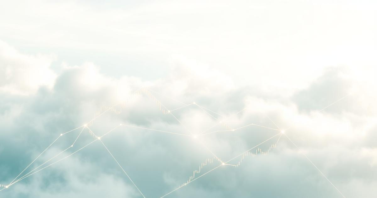 Fine gold trend lines over cirrus clouds illustrating technical analysis basics